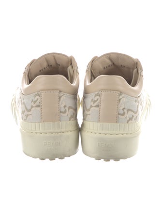 Fendi Canvas Printed Sneakers