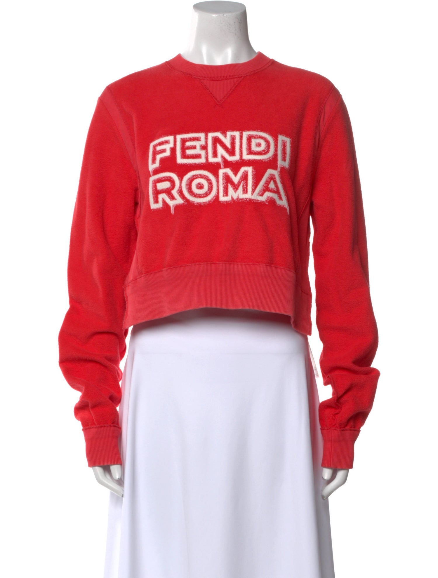 Fendi x Marc Jacobs Graphic Print Crew Neck Sweatshirt w/ Tags