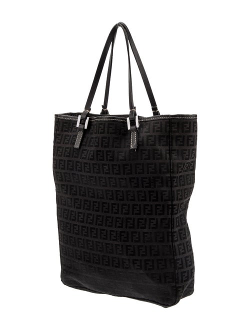 Fendi Zucchino FF Top Handle Bag