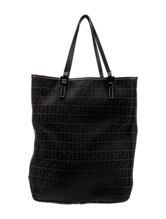 Fendi Zucchino FF Top Handle Bag