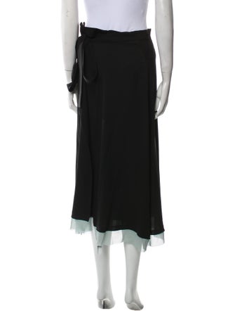 Fendi Silk Midi Length Skirt