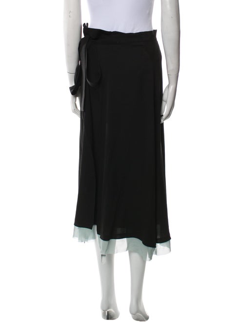 Fendi Silk Midi Length Skirt