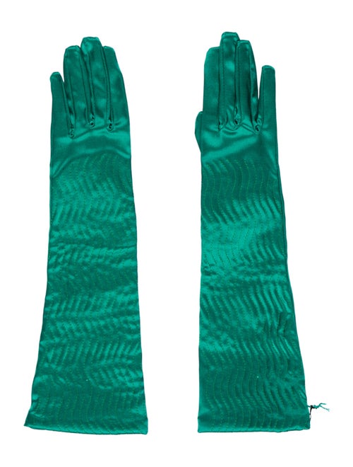 Fendi Embroidered Gloves