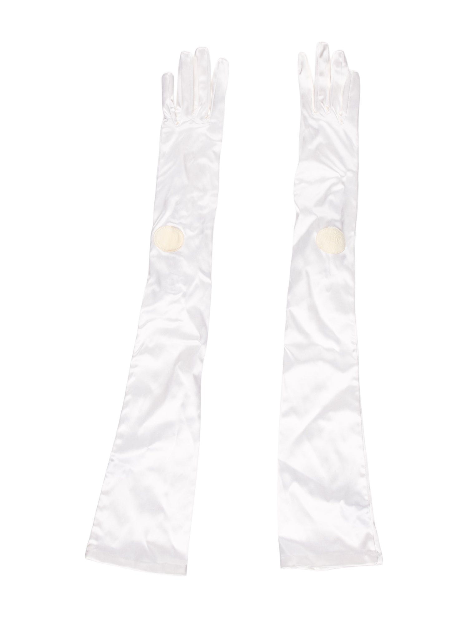 Fendi Satin Opera Gloves