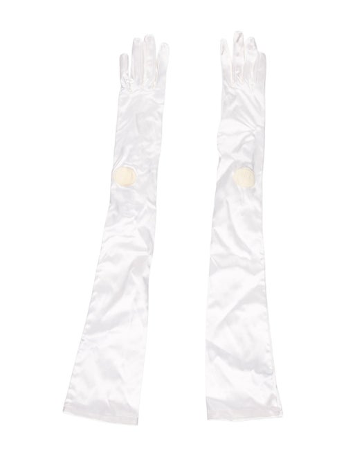 Fendi Satin Opera Gloves