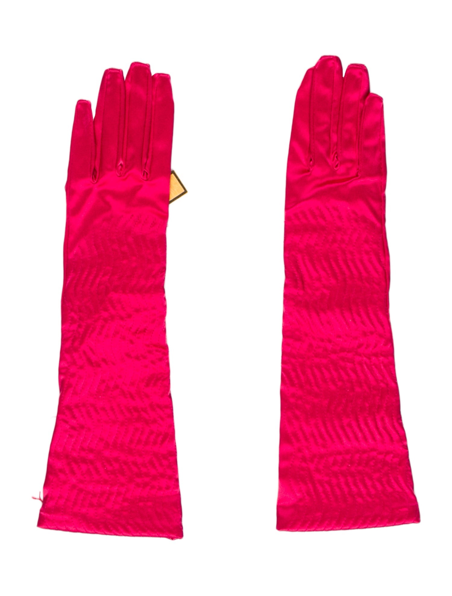 Fendi Satin Gloves