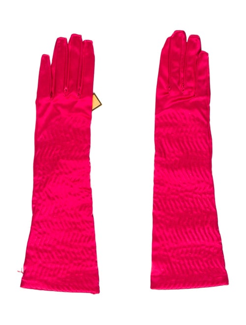 Fendi Satin Gloves
