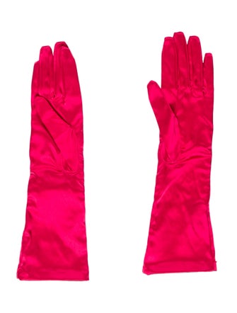 Fendi Satin Gloves