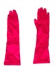 Fendi Satin Gloves