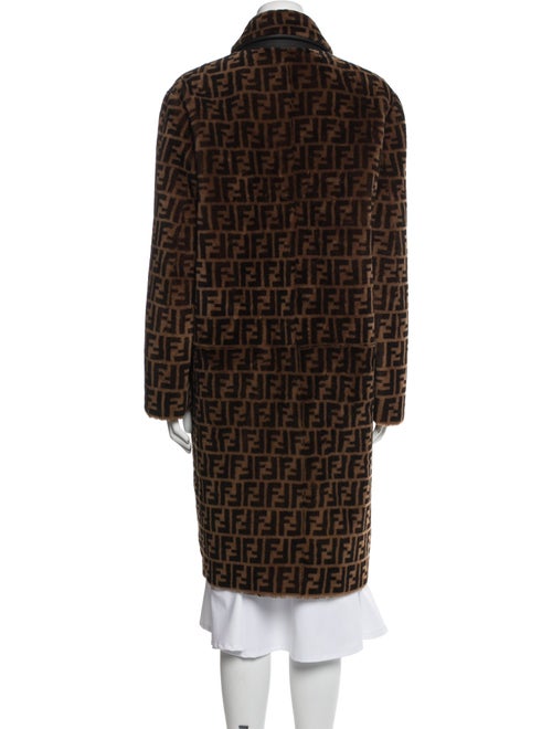 Fendi Fur Printed Coat