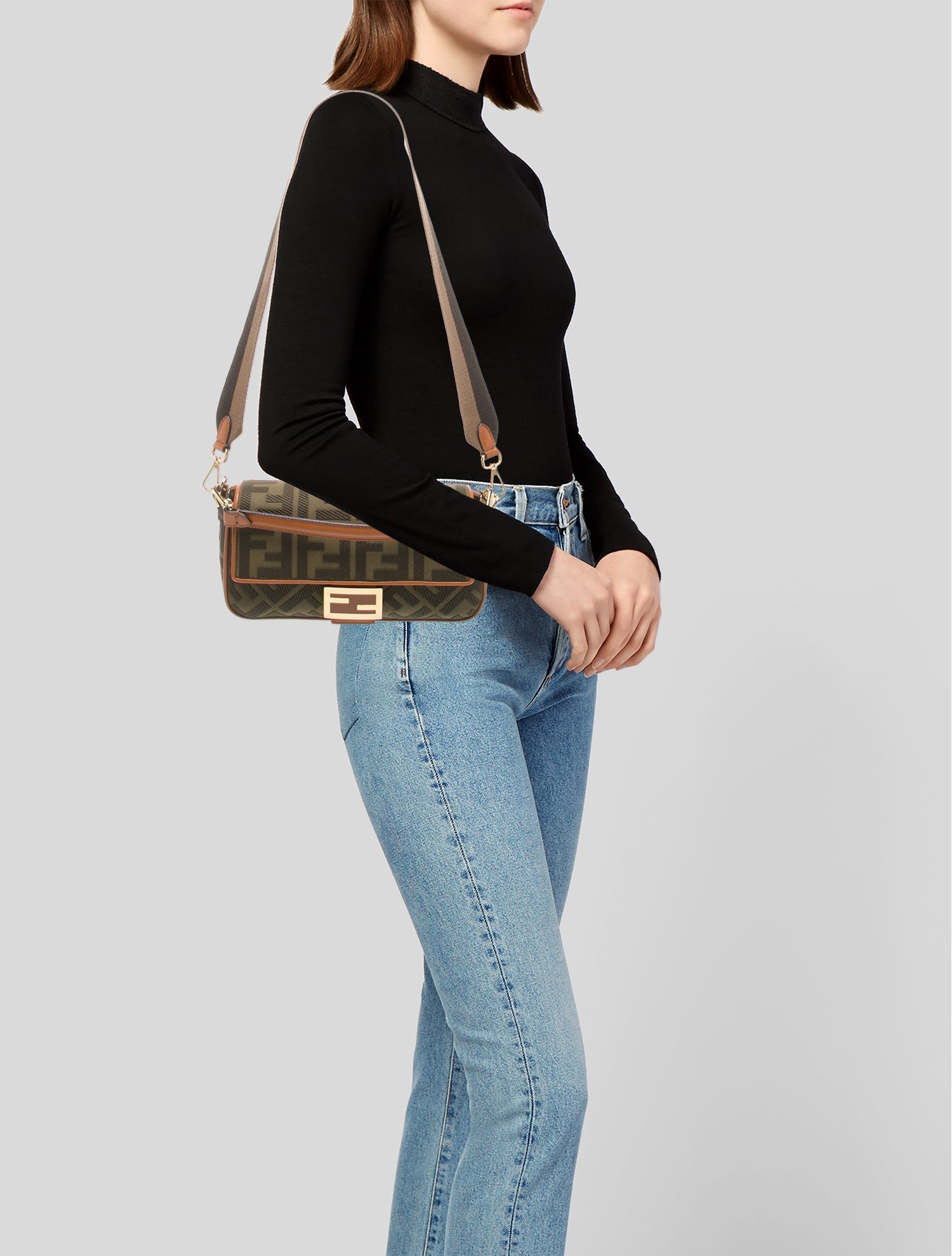 Fendi Zucca FF Baguette