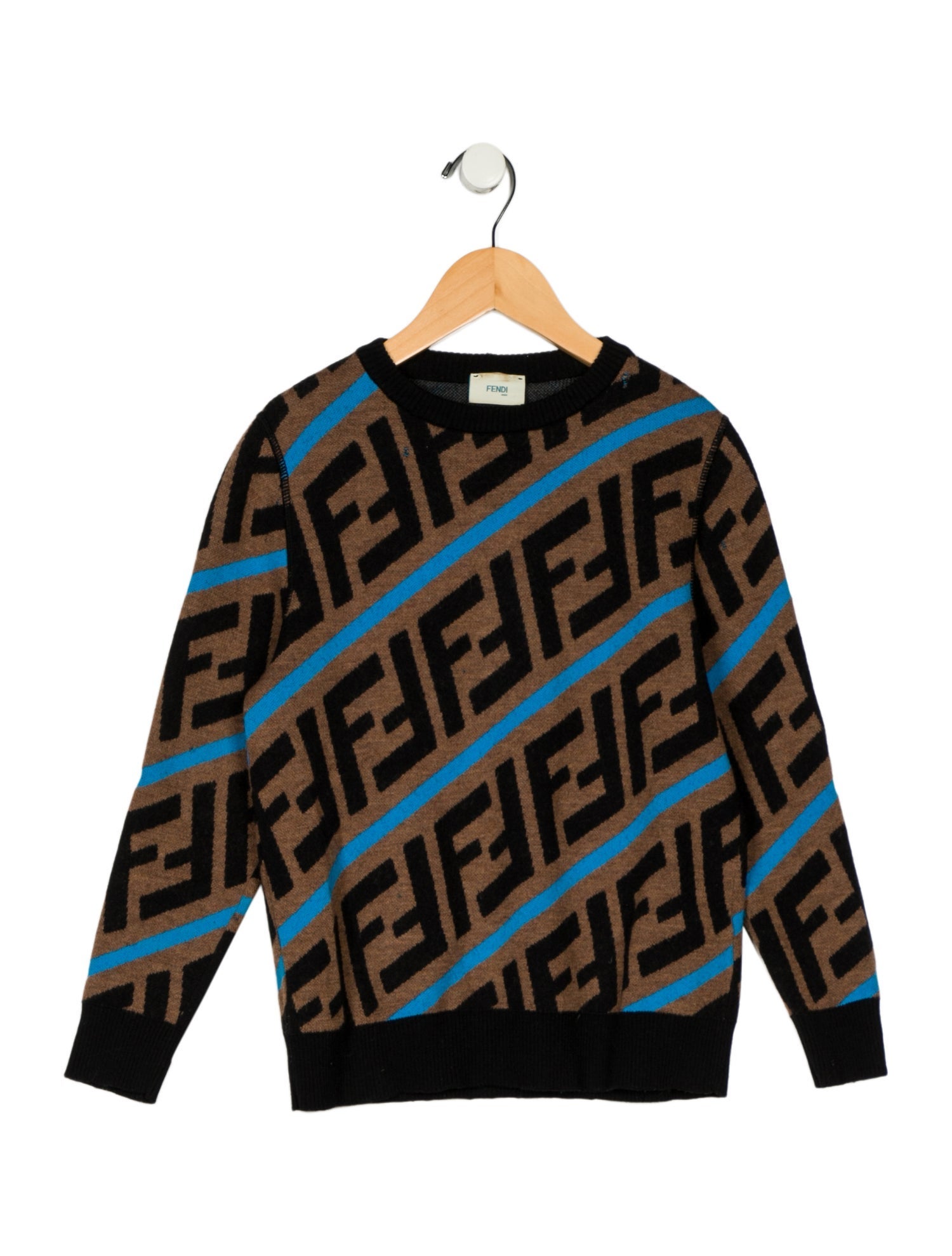 Fendi Fendi Boys' Monogram Knit Sweater