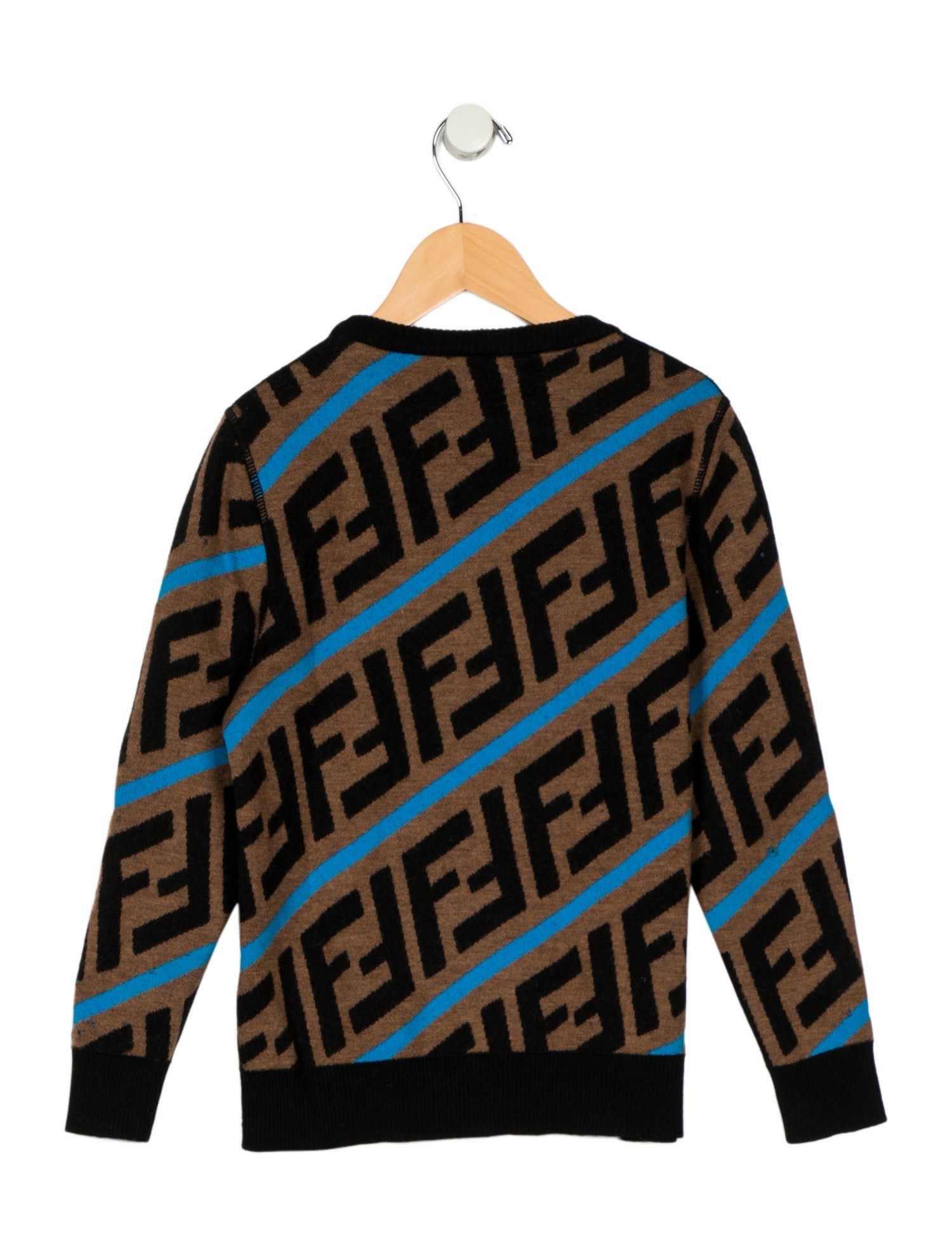 Fendi Fendi Boys' Monogram Knit Sweater