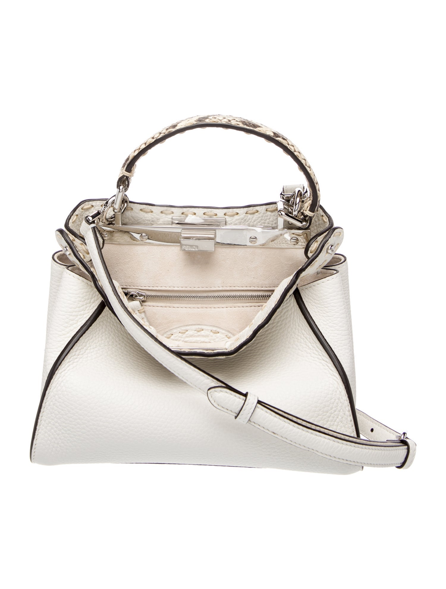 Fendi Leather Peekaboo ISeeU Mini