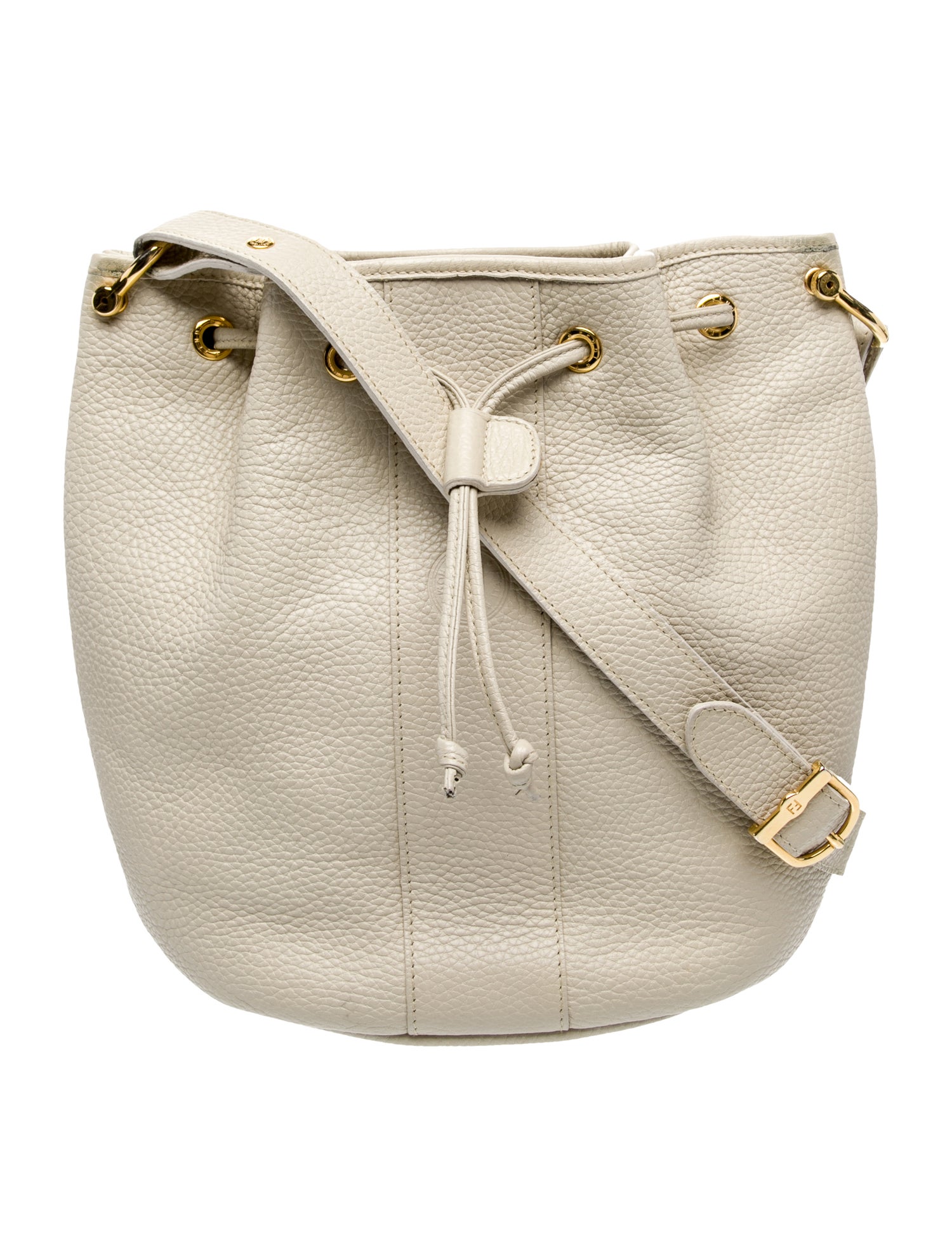 Fendi Leather Bucket Bag Vintage