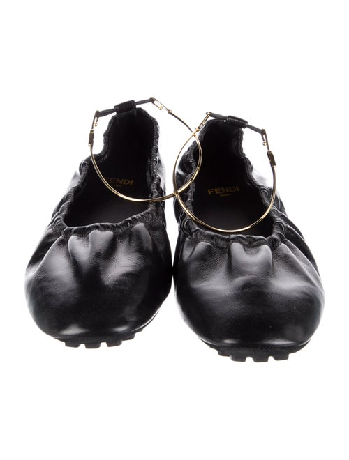 Fendi Leather Ballet Flats