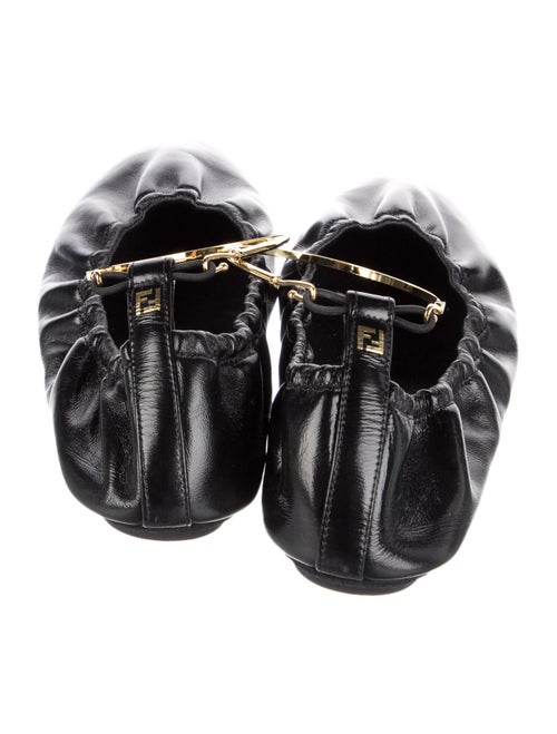 Fendi Leather Ballet Flats