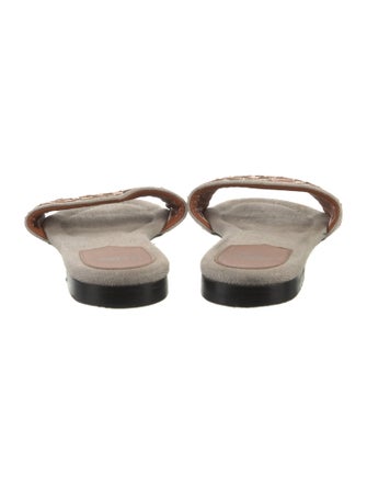 Fendi Canvas Printed Slides