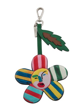 Fendi Women's Leather Keychain