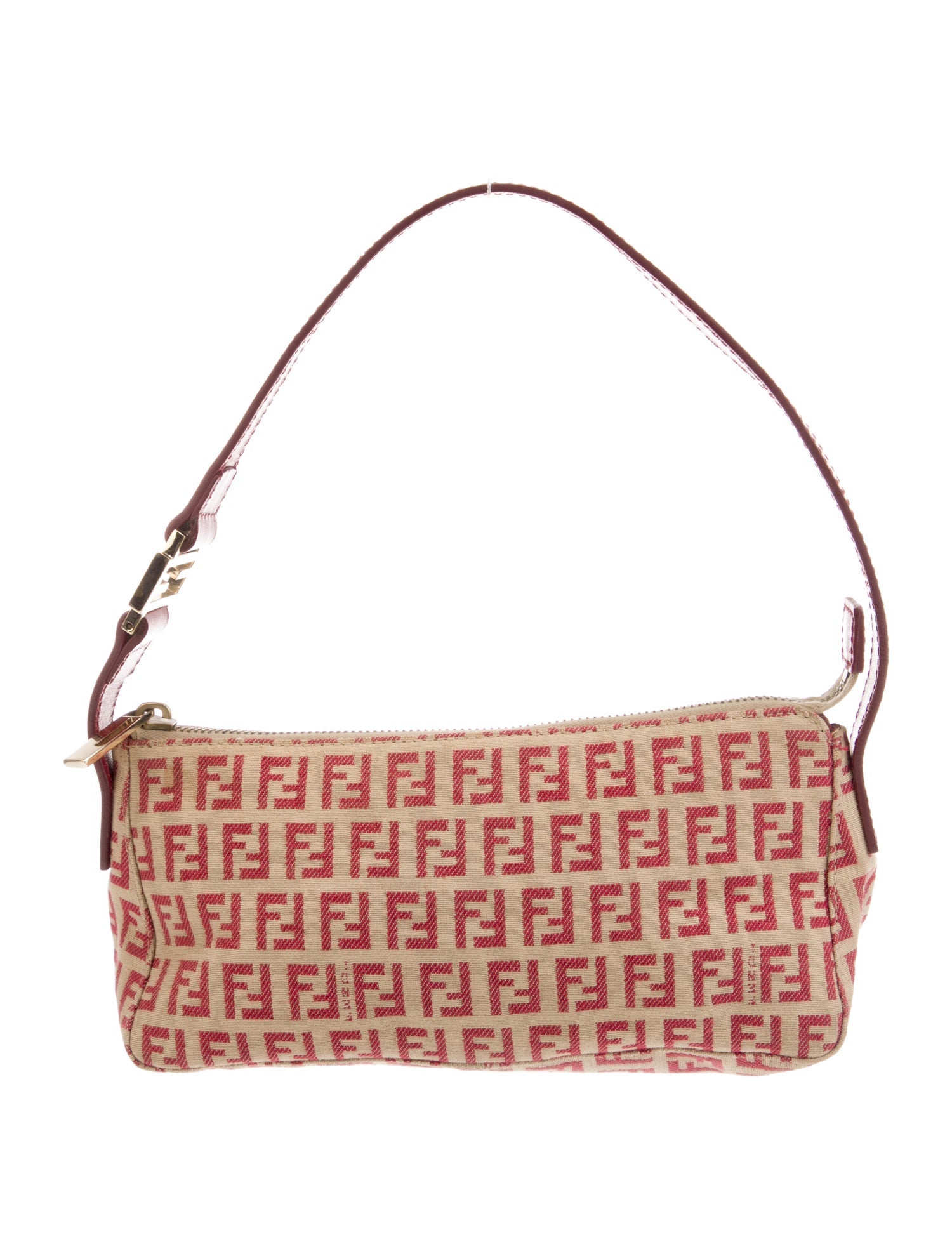 Fendi Zucchino FF Top Handle Bag Vintage