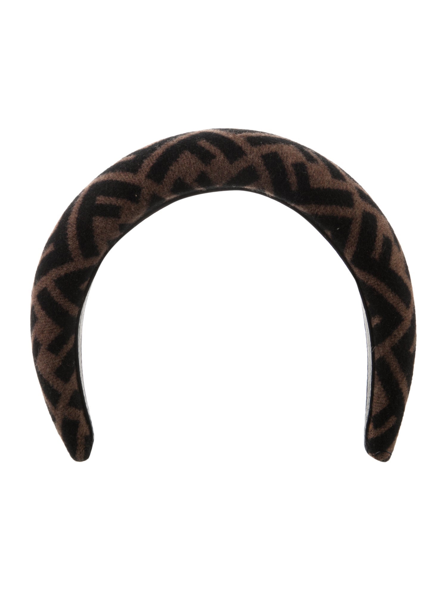 Fendi Padded Wool Zucca Headband w/Tags