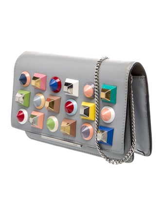 Fendi Rainbow Studs Wallet on Chain