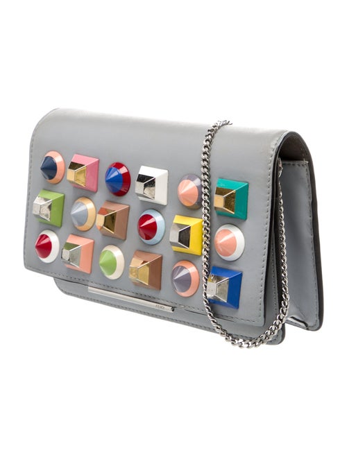 Fendi Rainbow Studs Wallet on Chain