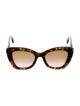 Fendi Zucca FF Logo Cat-Eye Sunglasses