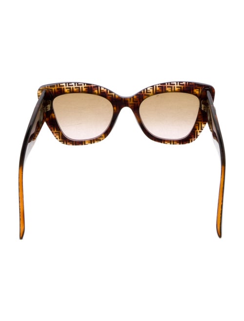 Fendi Zucca FF Logo Cat-Eye Sunglasses