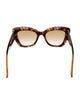 Fendi Zucca FF Logo Cat-Eye Sunglasses