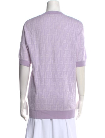 Fendi Wool Crew Neck Sweater