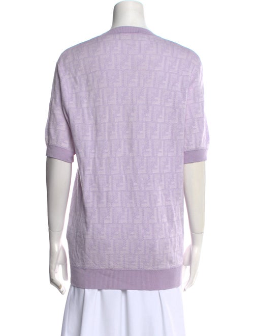 Fendi Wool Crew Neck Sweater