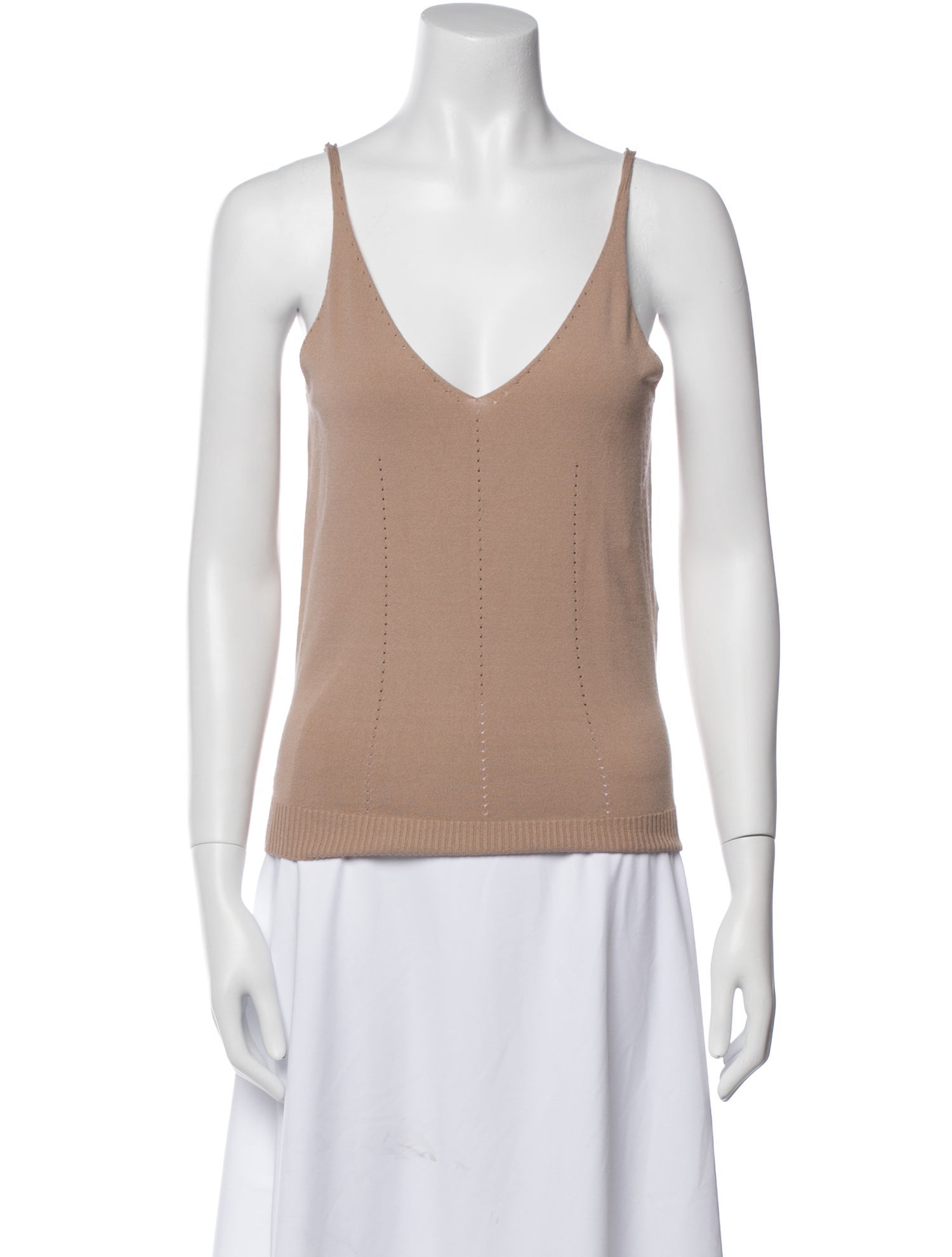 Fendi V-Neck Sleeveless Top