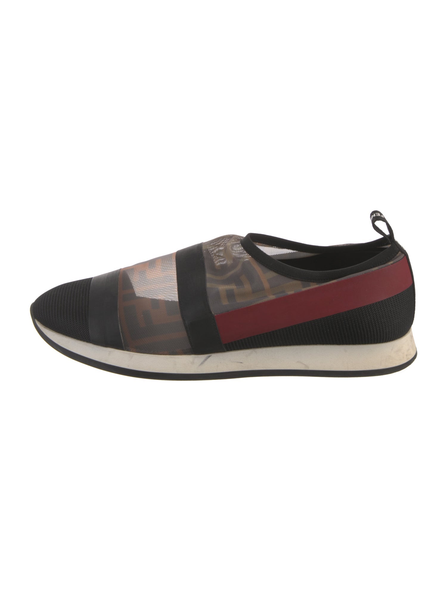 Fendi Zucca FF Logo Mesh Flats