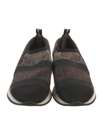 Fendi Zucca FF Logo Mesh Flats