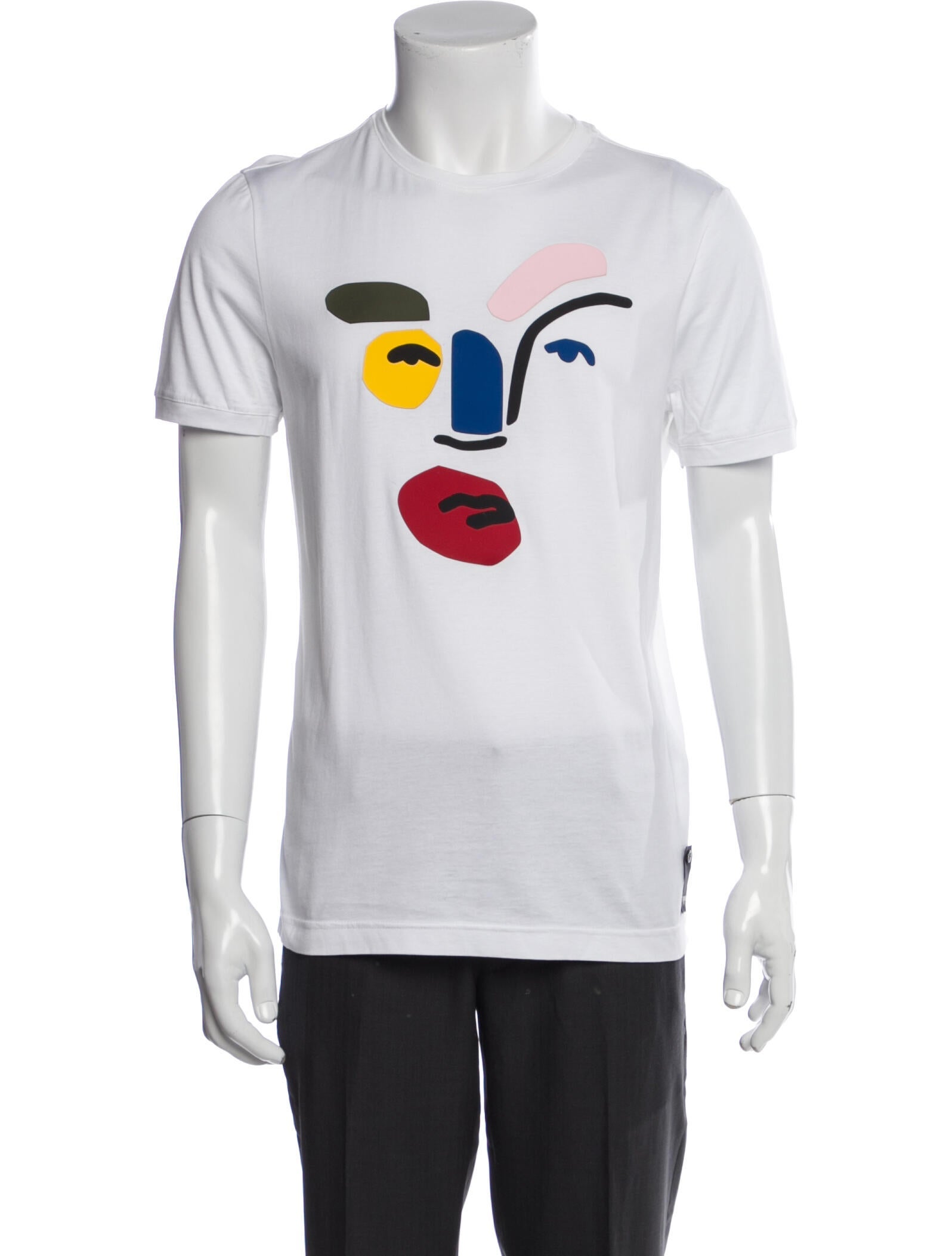 Fendi Graphic Print Crew Neck T-Shirt