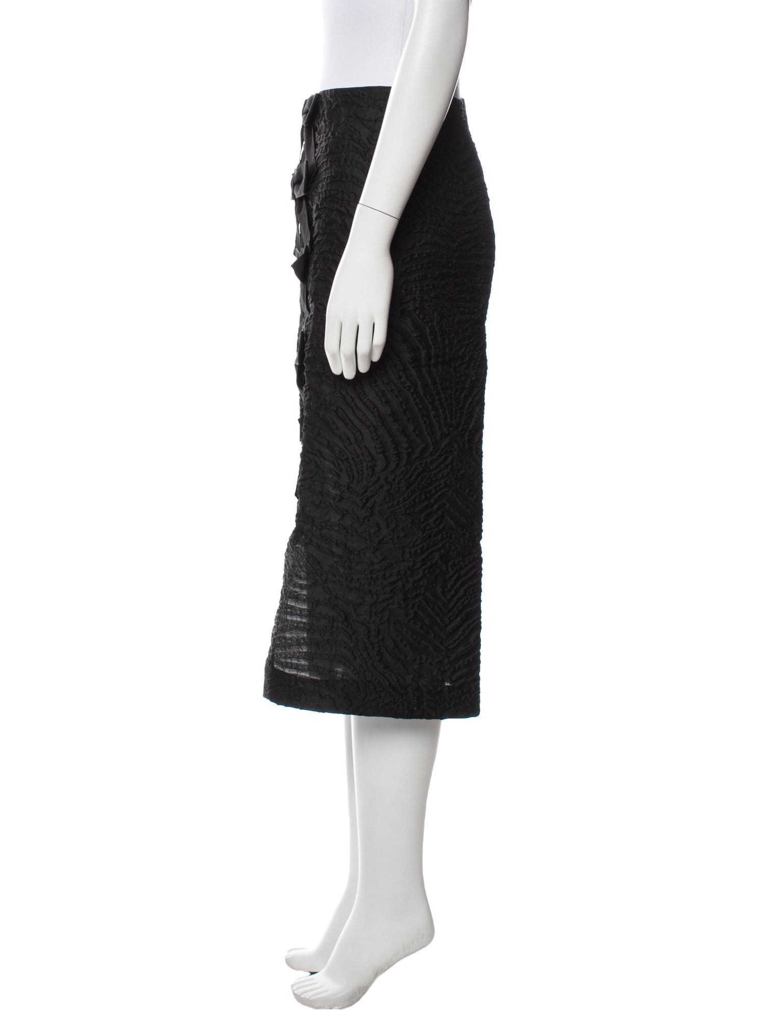 Fendi Printed Knee-Length Skirt