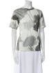 Fendi Linen Floral Print T-Shirt