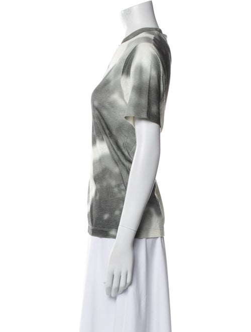 Fendi Linen Floral Print T-Shirt