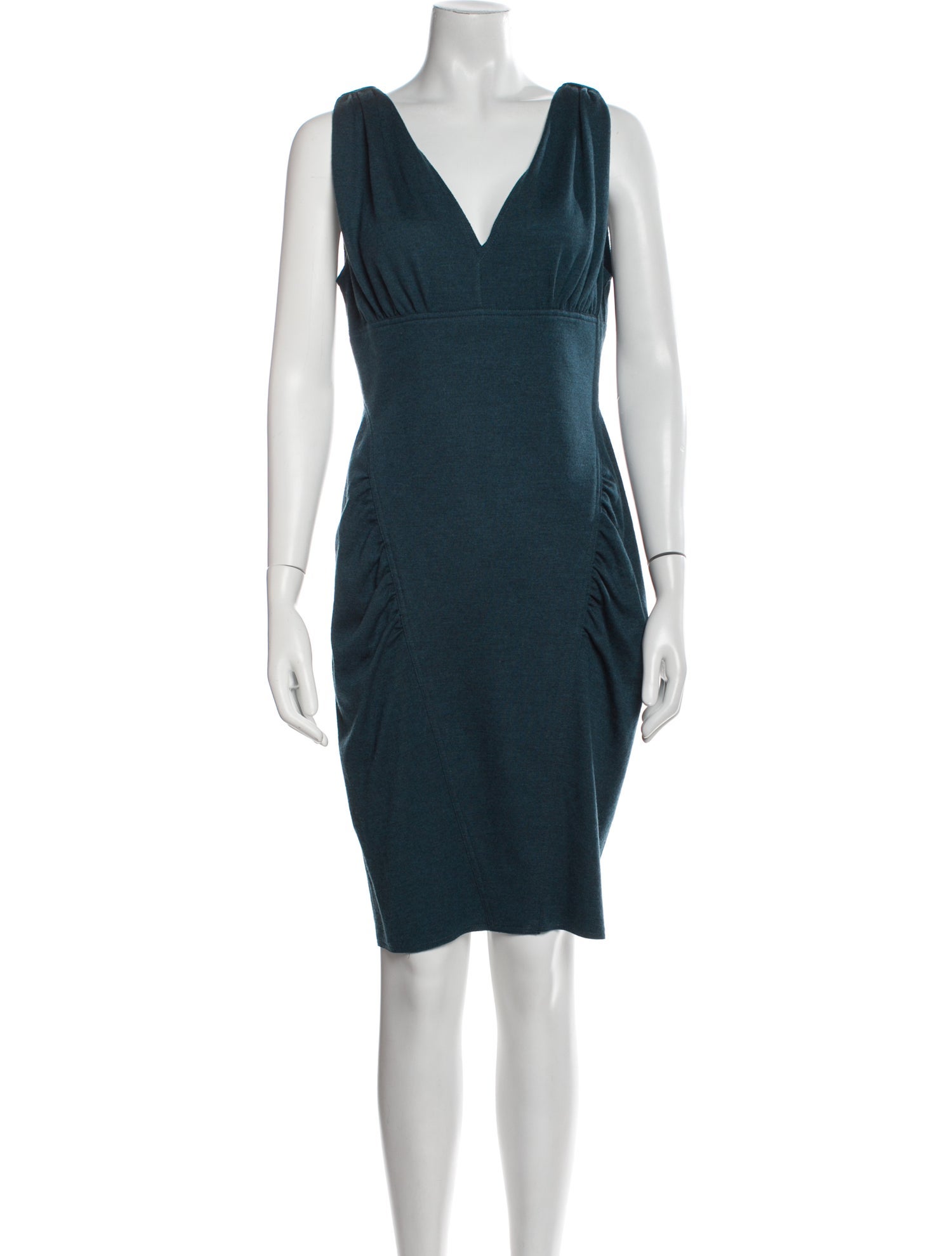 Fendi V-Neck Knee-Length Dress