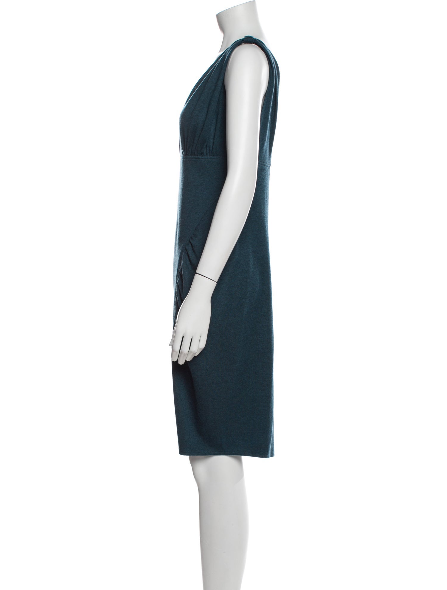 Fendi V-Neck Knee-Length Dress