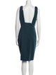 Fendi V-Neck Knee-Length Dress