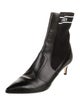 Fendi Leather Printed Sock Boots