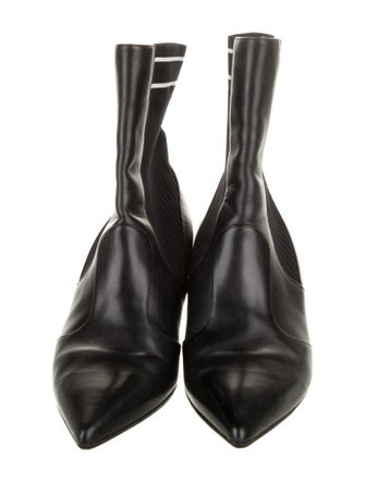 Fendi Leather Printed Sock Boots