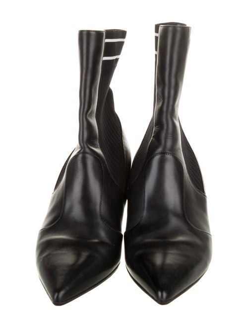 Fendi Leather Printed Sock Boots