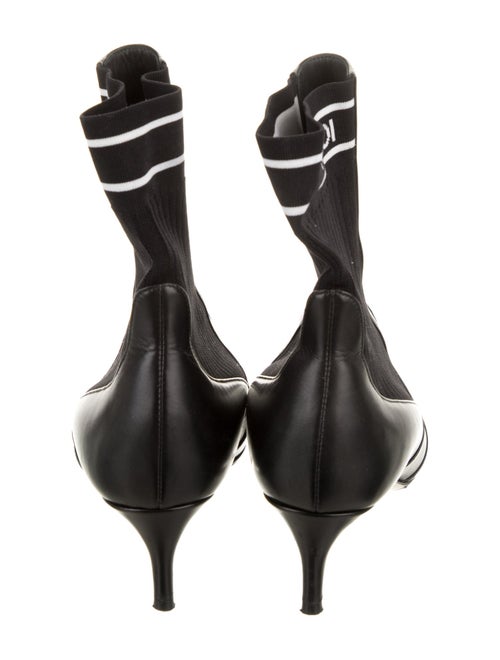 Fendi Leather Printed Sock Boots