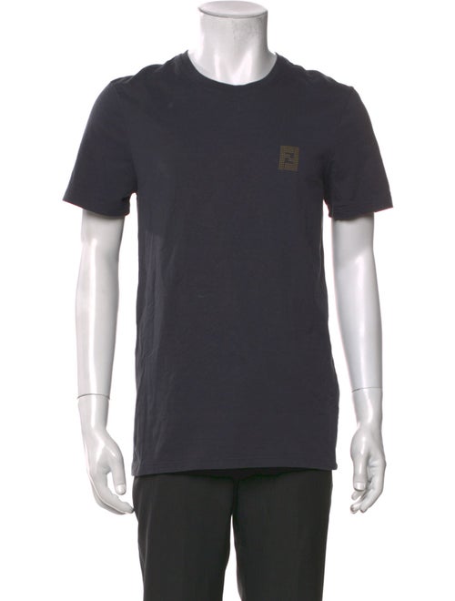 Fendi Monsters Motif Crew Neck T-Shirt