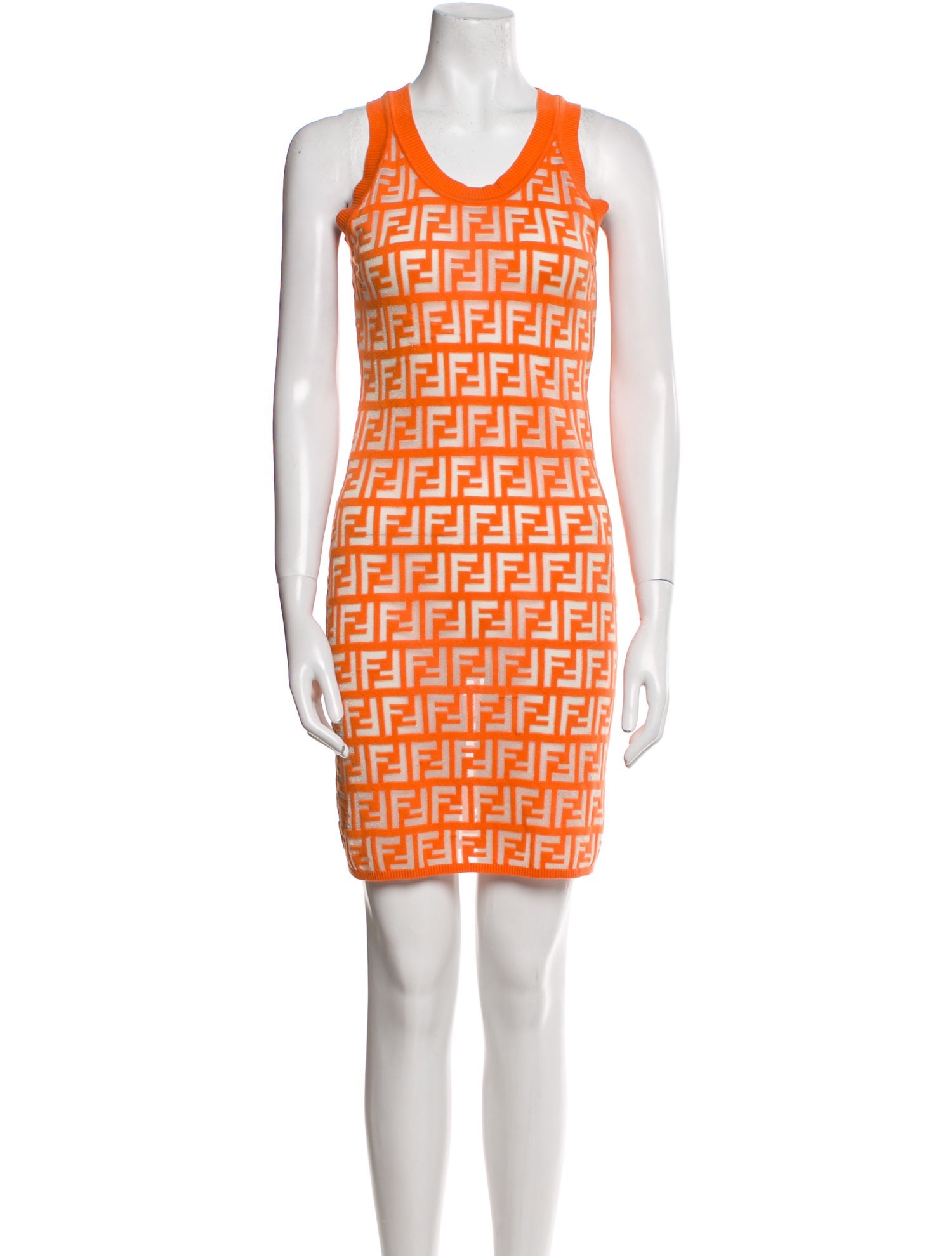 Fendi Printed Mini Dress