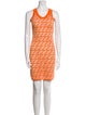 Fendi Printed Mini Dress