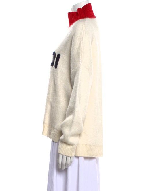 Fendi Graphic Print Turtleneck Sweater